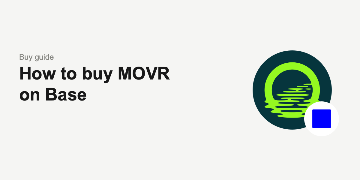 How to buy MOVR on Base